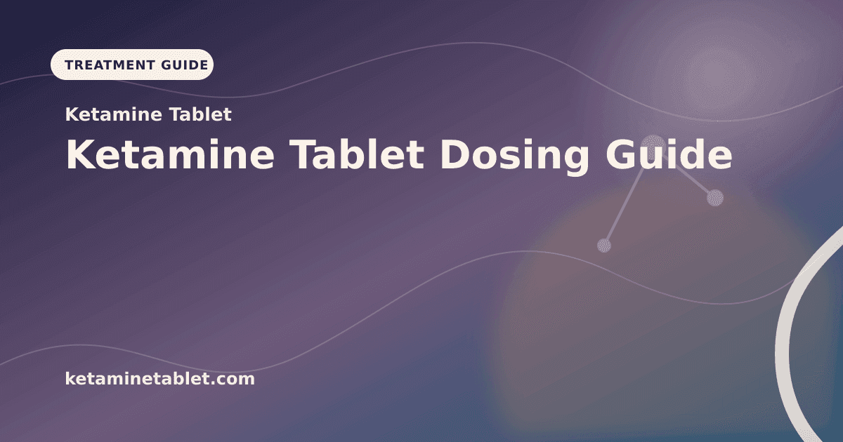 Ketamine Tablet Dosing Guide article visual for Ketamine Tablet